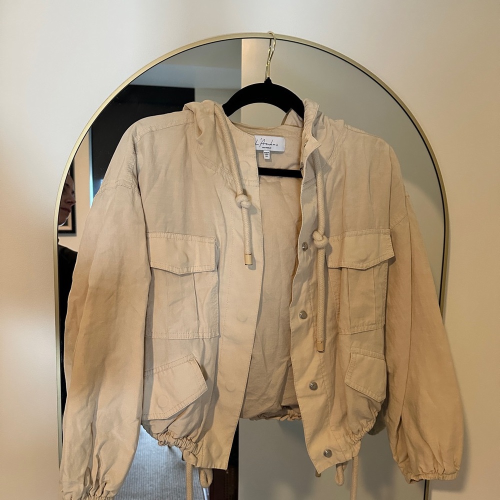 L'Academie Khaki Utility Jacket
